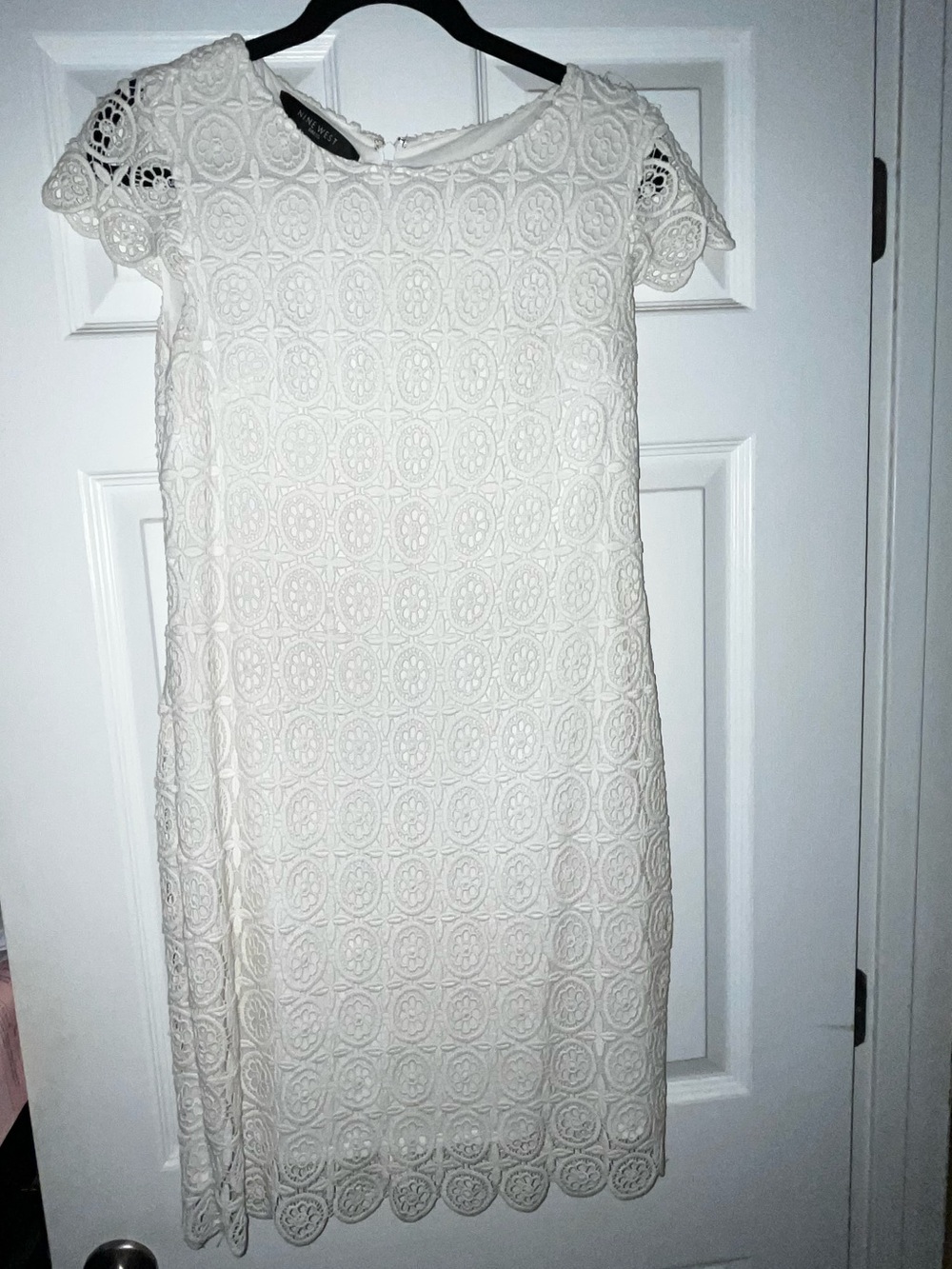Off white Lace Nine West Dress
